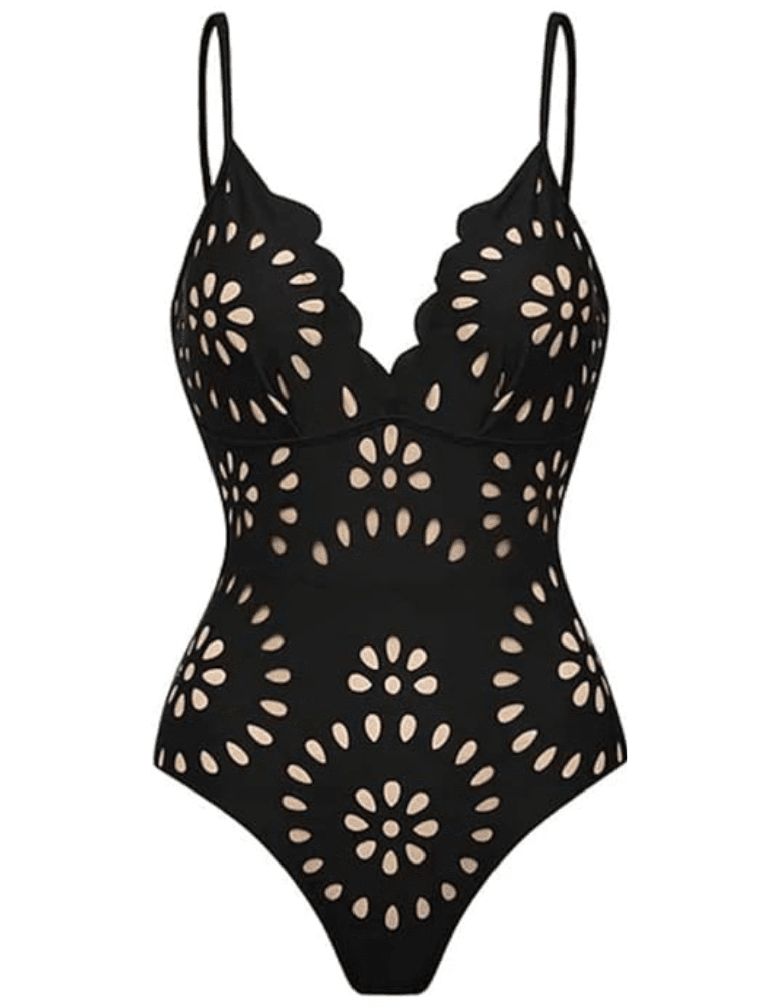 St. Barths La Robe Eden V Neck One Piece Swimsuit