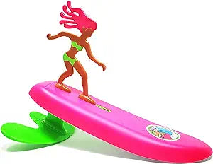 Surfer Dudes Classics Wave Powered Mini Surfer and Surfboard Toy   Bali Bobbi and Aussie Alice