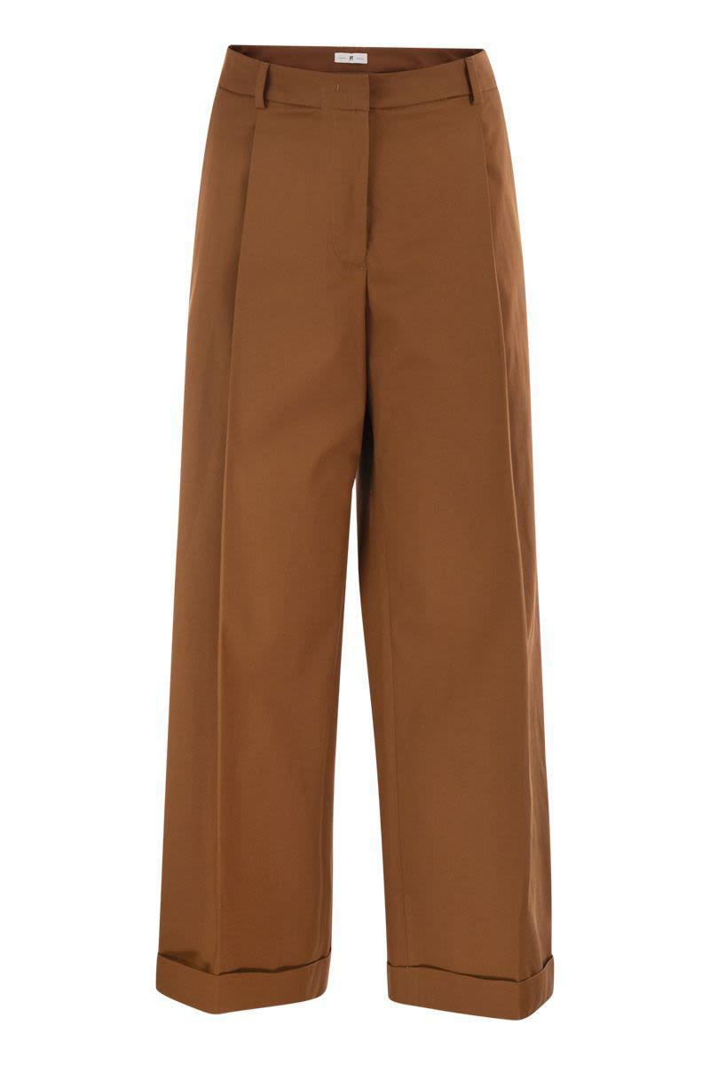 Pt Torino Anna   Stretch Cotton Gabardine Pants