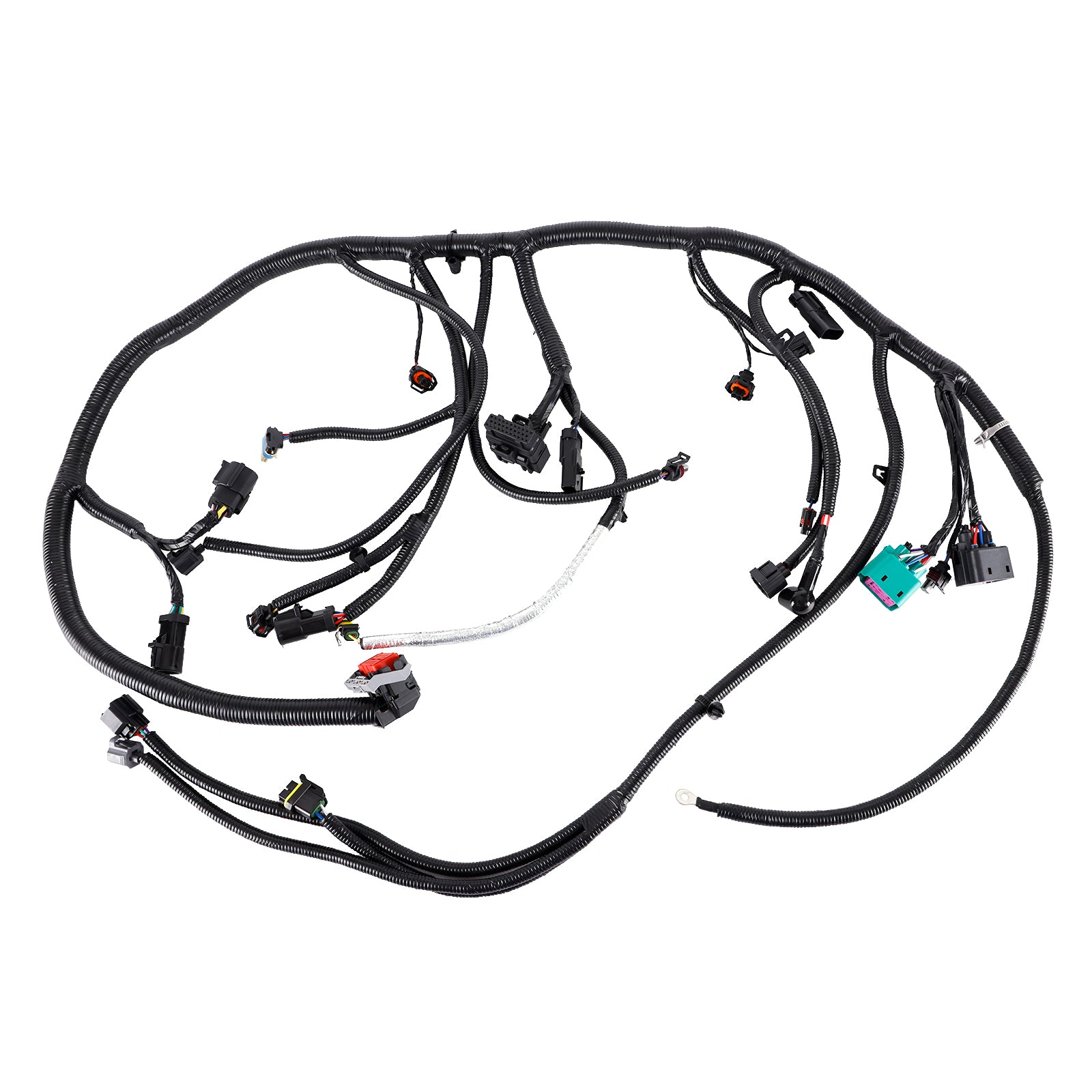 JCARPART 2005 2007 Ford Super Duty 6.0L Diesel Engine 5C3Z 12B637 BA Engine Wiring Harness