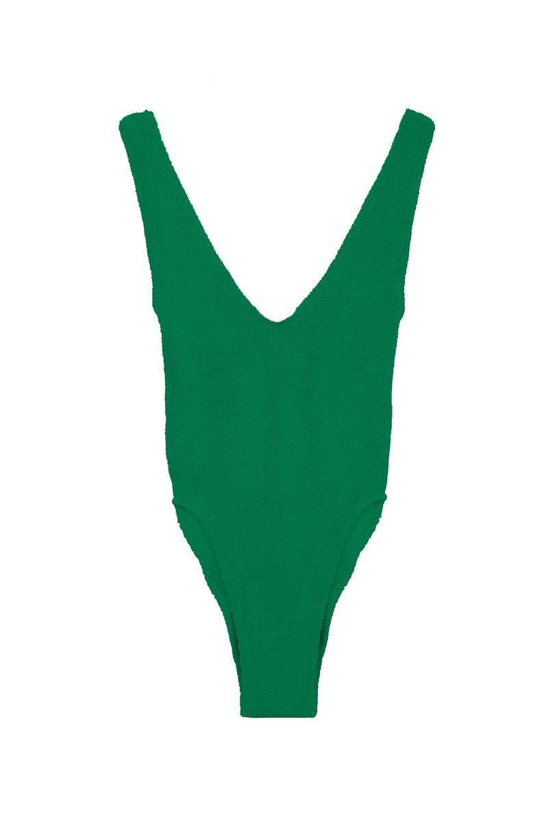 Marbella Scoop Neck One Piece in Jade Green  from Love & Bikinis