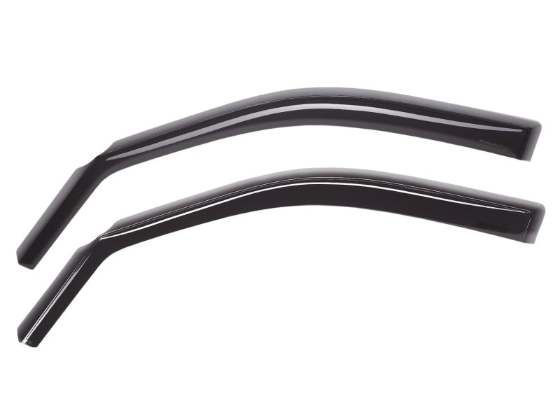 WeatherTech 14 15 Mitsubishi Outlander Front Side Window Deflectors   Dark Smoke