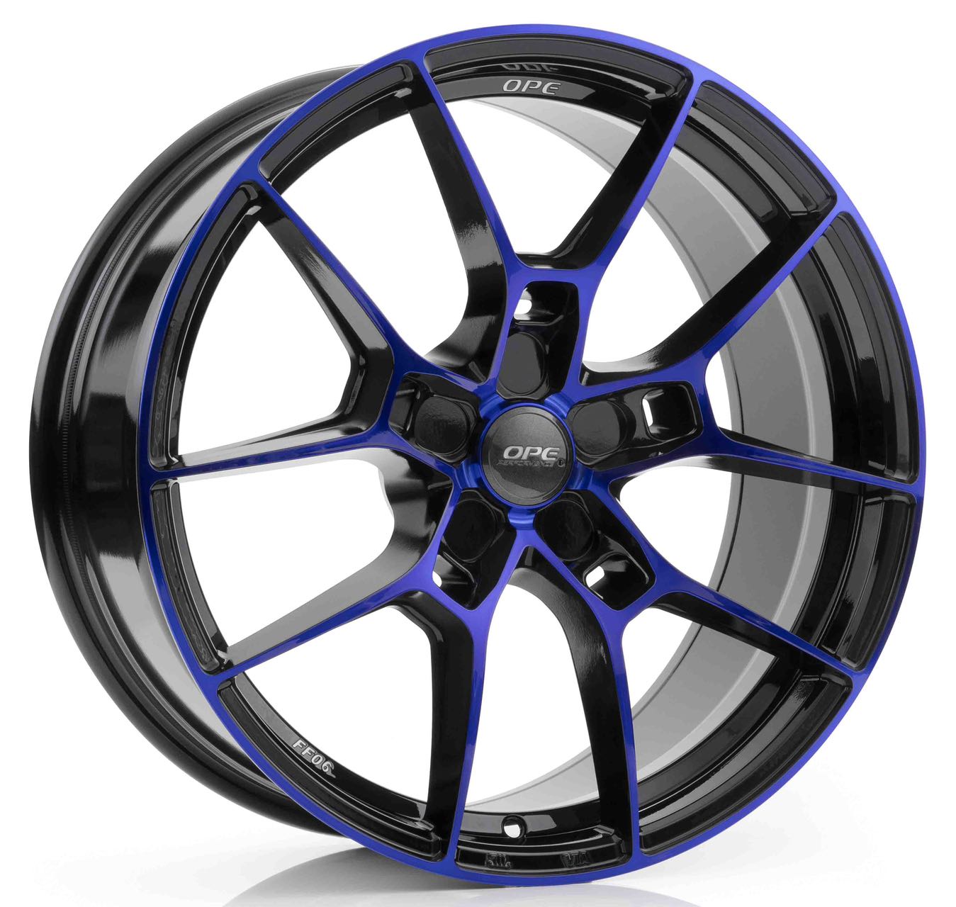 OPE FF06 18x10.0 5x120 72.6 ET40 Hyper Tint Blue