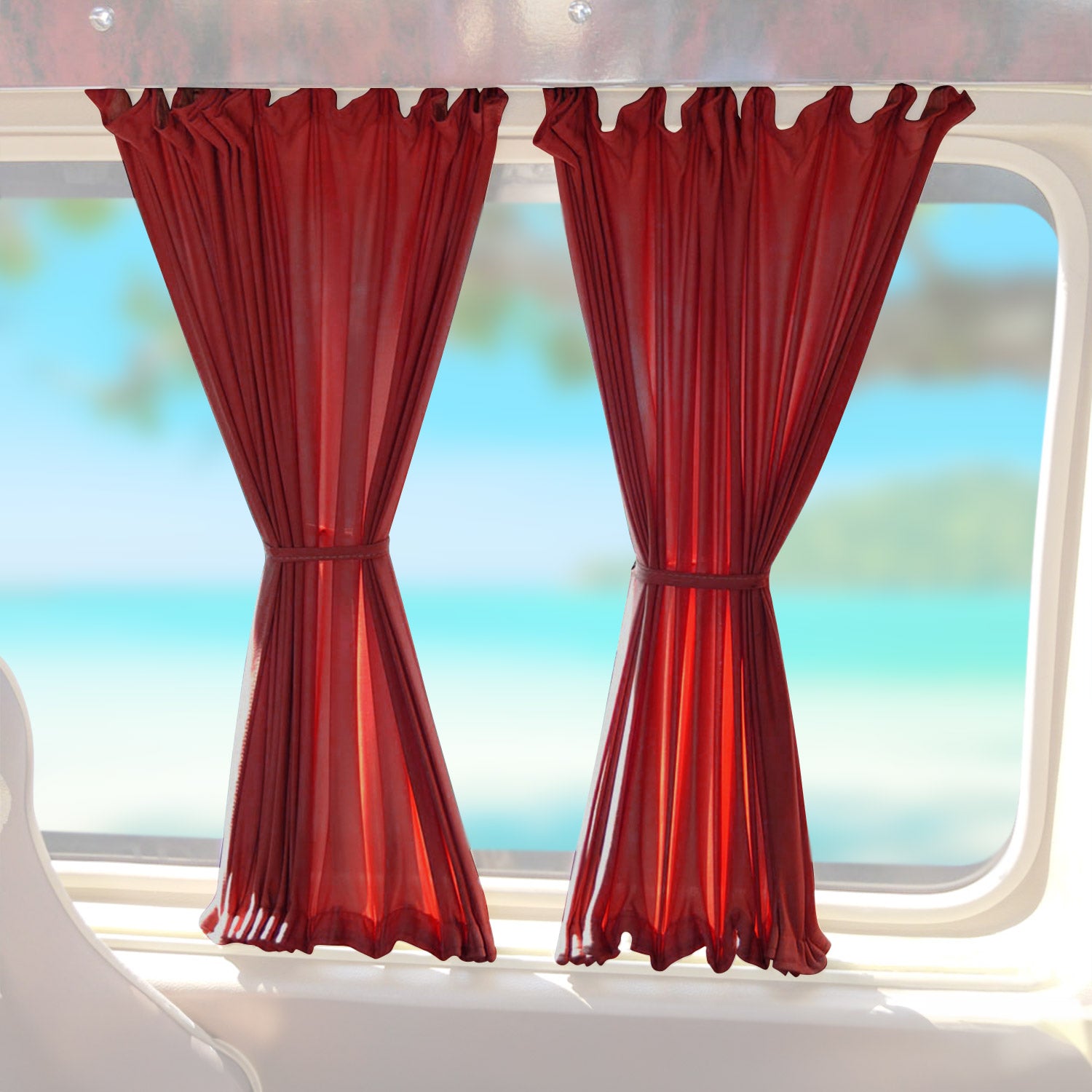 OMTEC 1992 2003 VW Eurovan Side Window Curtain Sunshade 1x Sliding Door 1x Tailgate 1x