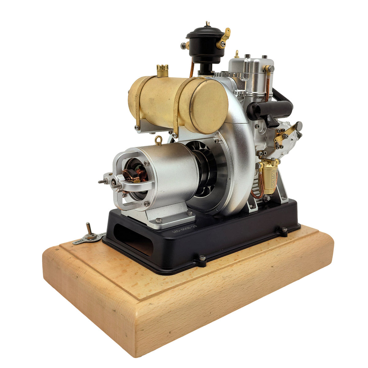 STIRLINGKIT RETROL × OKMO 185 Type Gas Powered Antique Tractor Engine Model 4 Stroke European Style Miniature Engine