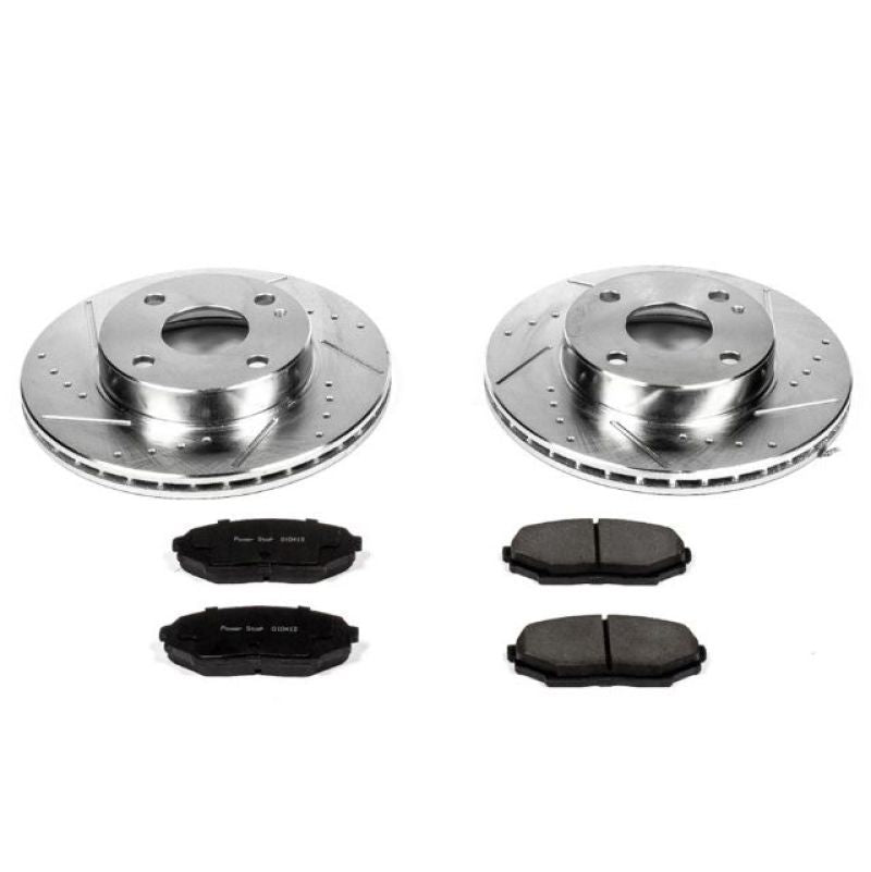 POWERSTOP Power Stop 90 93 Mazda Miata Front Z23 Evolution Sport Brake Kit