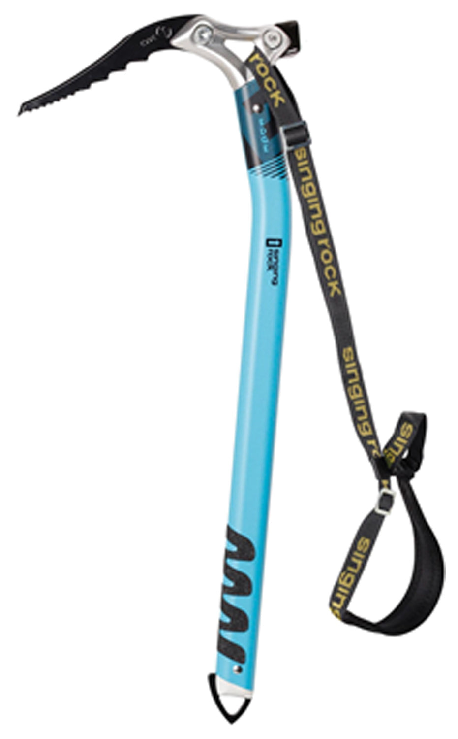 Singing Rock Edge Ice Axe with Hammer in Blue   Premium Quality for Climbing and Mountaineering