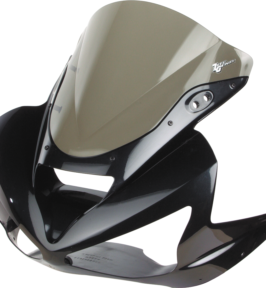 ZERO GRAVITY Double Bubble Windscreen   Smoke   ZX6R/RR