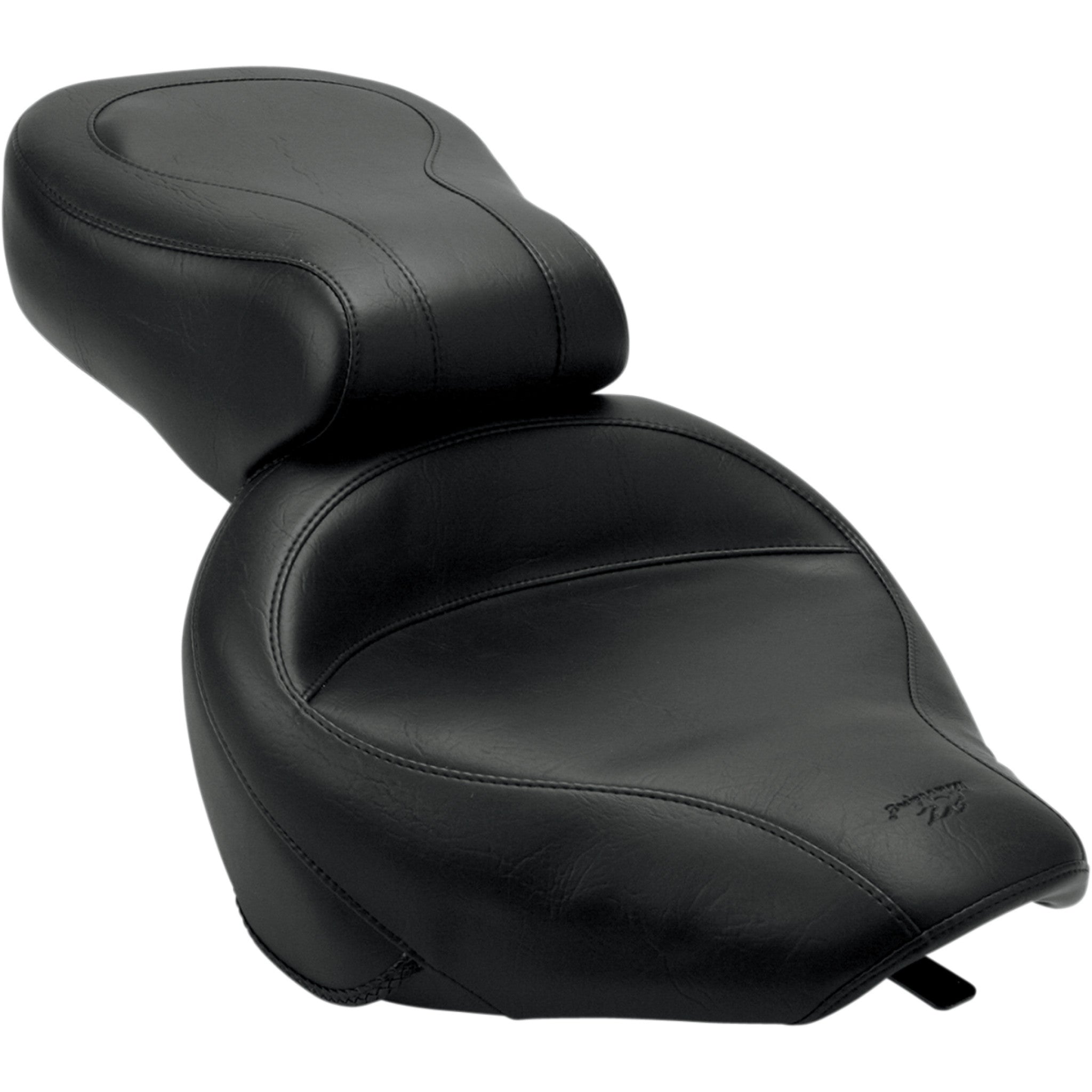 MUSTANG 0810 0398 75933 Vintage Wide Touring Seat Seat   Vintage   Wide   Touring   Without Driver Backrest   One Piece   Smooth   Black   VN800