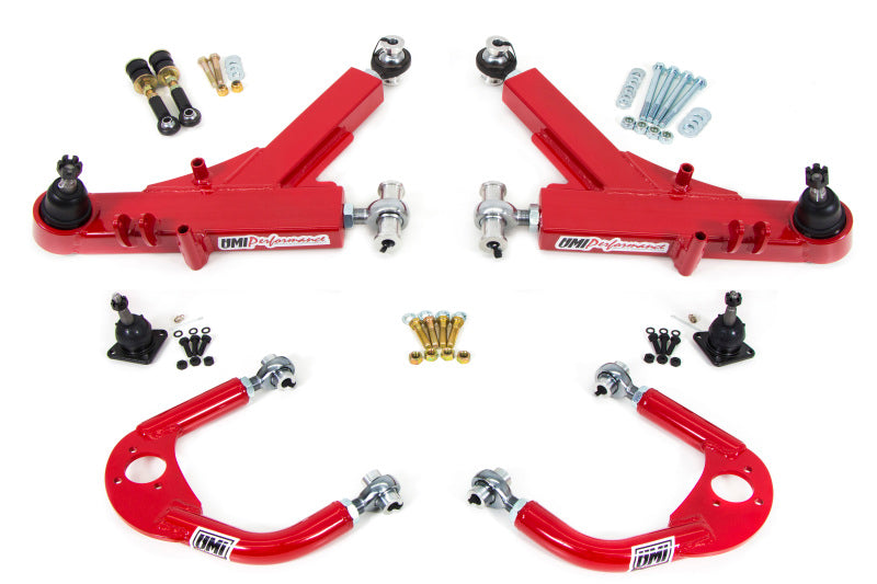 UMI Performance 93 02 GM F Body A Arm Kit Road Race Boxed Lower + Adj Upper