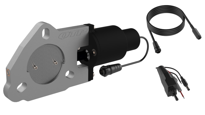 QTP 2.5in Bolt On QTEC Electric Cutout Valve   Single