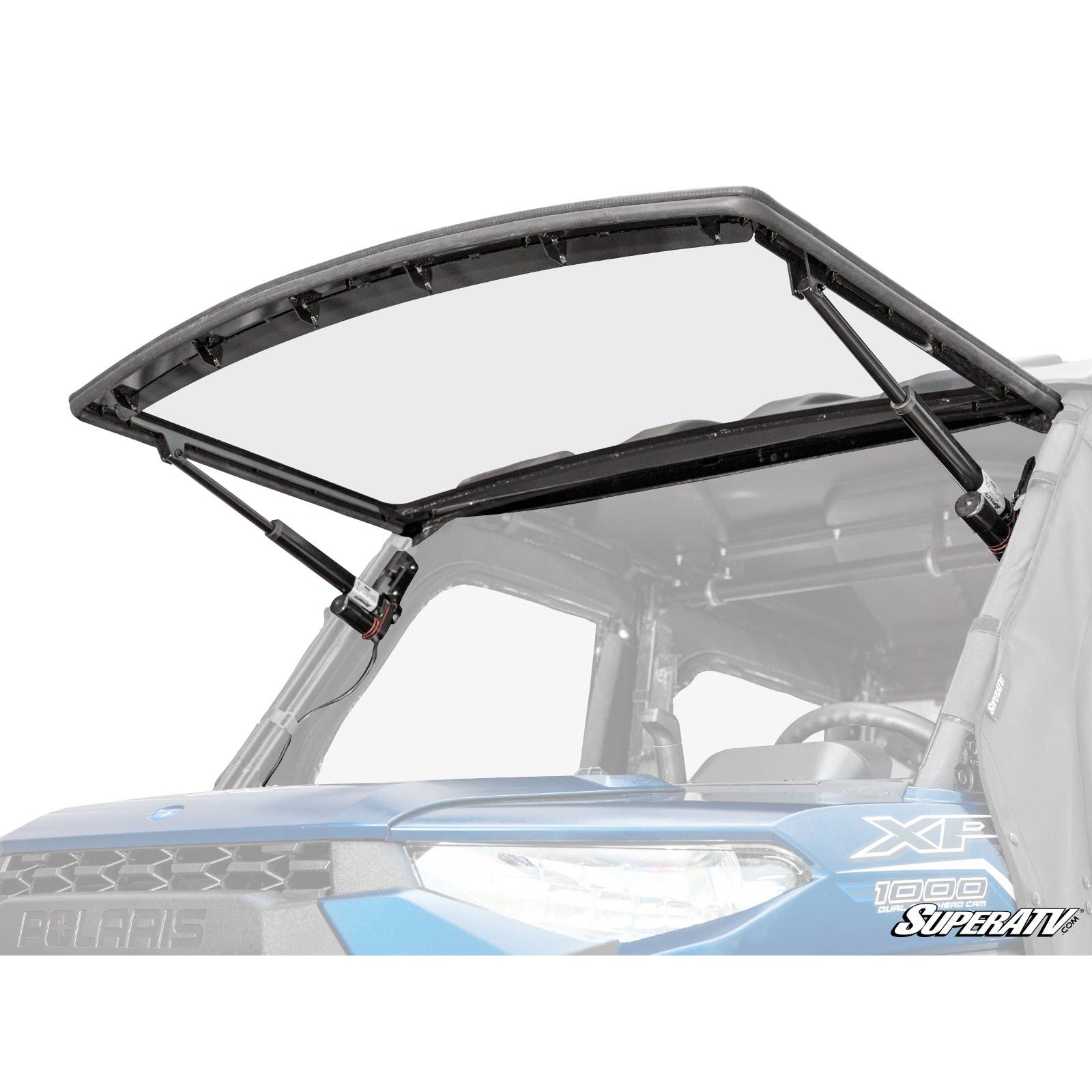 SuperATV Polaris Ranger 1000 MaxDrive Power Flip Windshield PFWS P RAN1K 70