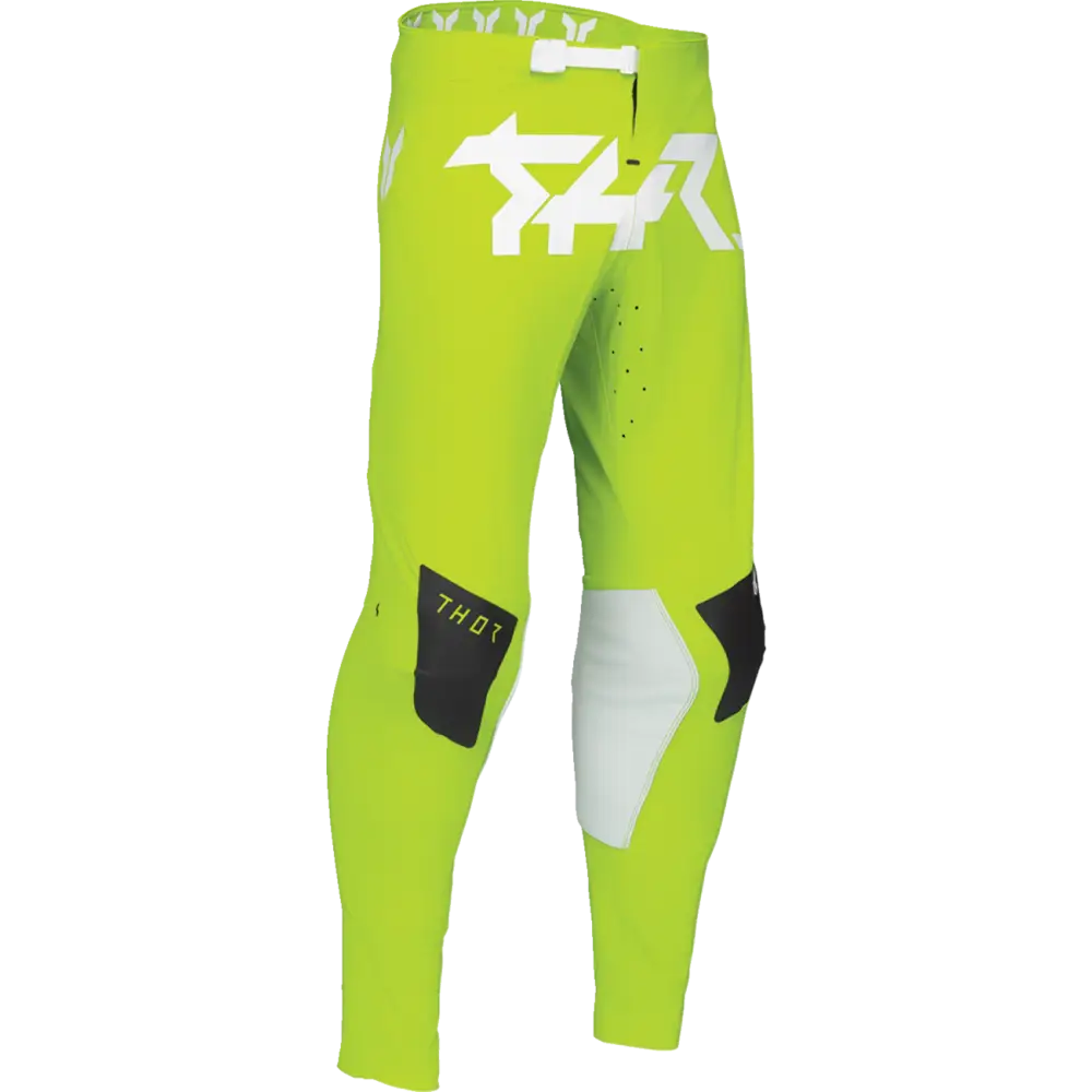 THOR SPORTMODE Riot Pants   White/Acid   30 2901 11725