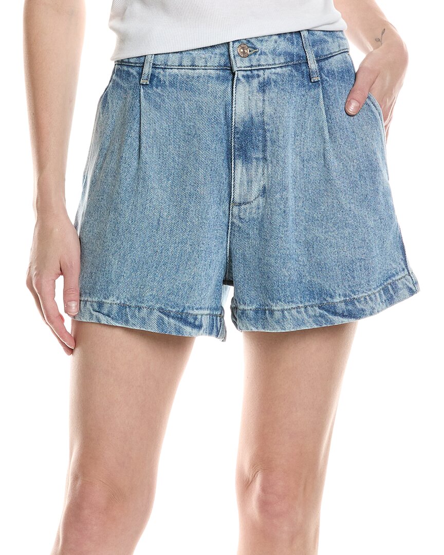 VPID 10007 7 For All Mankind Pleated Abyss Short