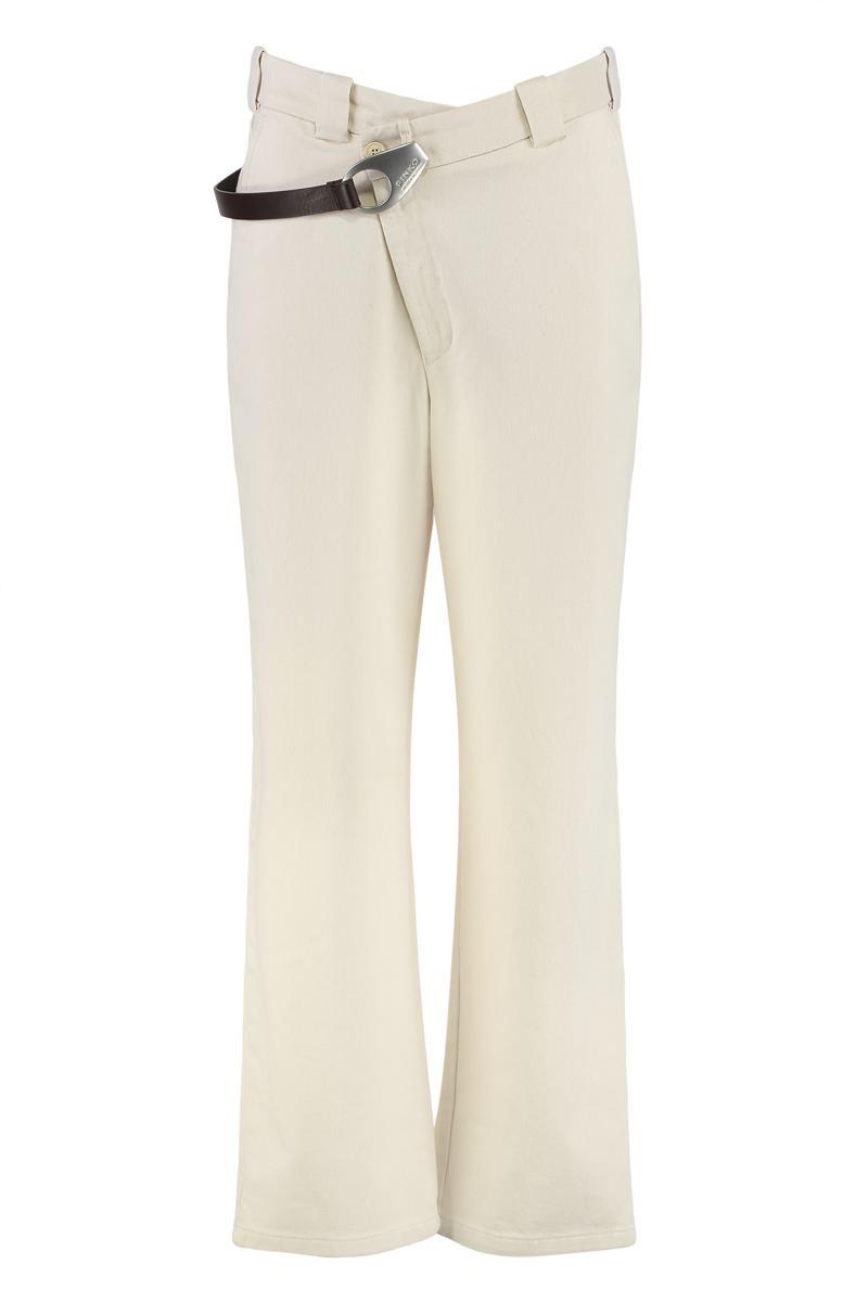 Pinko Pinko X Patrick Mcdowell   Paint Cotton Drill Trousers