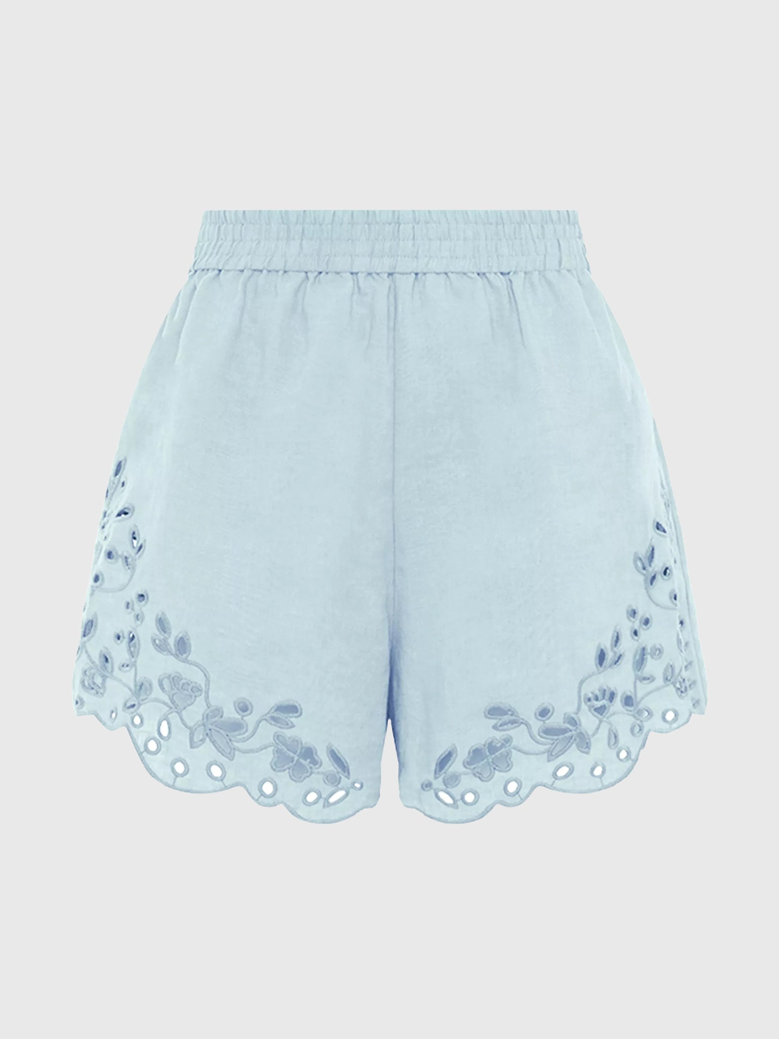 Peony Women's Memoir Embroidered Short