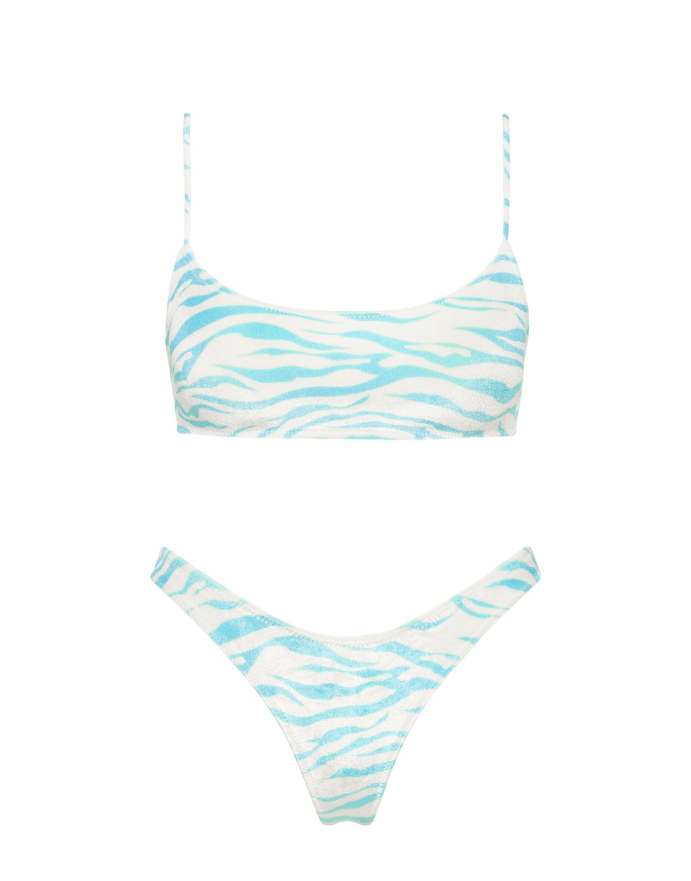 TRIANGL MICA   PEZZ Velvet Crop Bikini Set