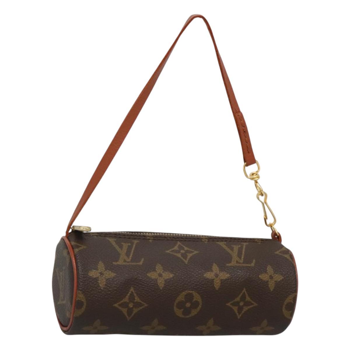 LOUIS VUITTON Monogram Papillon Pouch LV Auth 124234