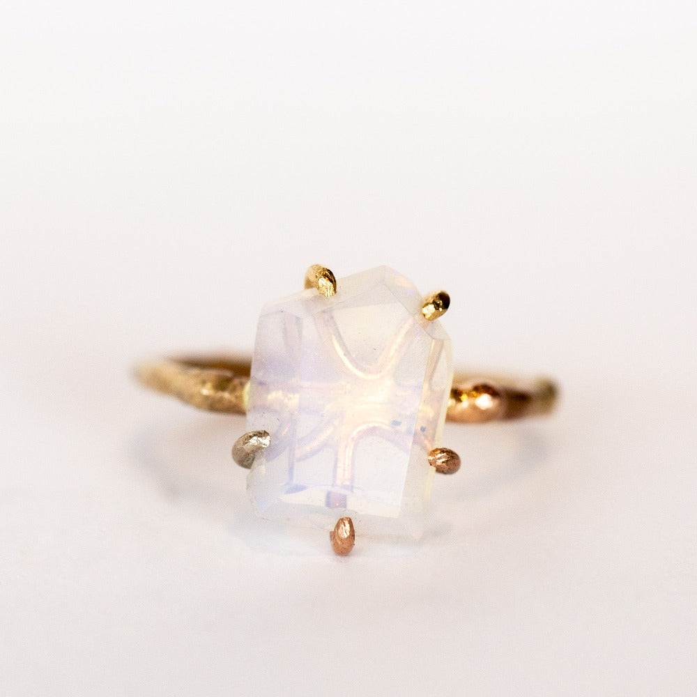 Variance Objects   Australian Opal Medium Stone Ring