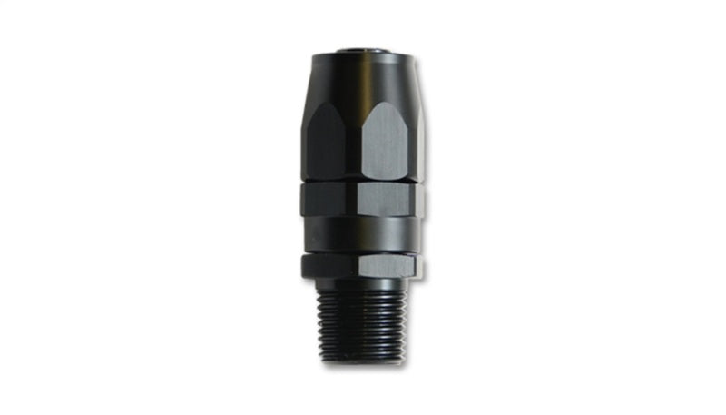 Vibrant  6AN Male NPT Straight Hose End Fitting   1/8 NPT