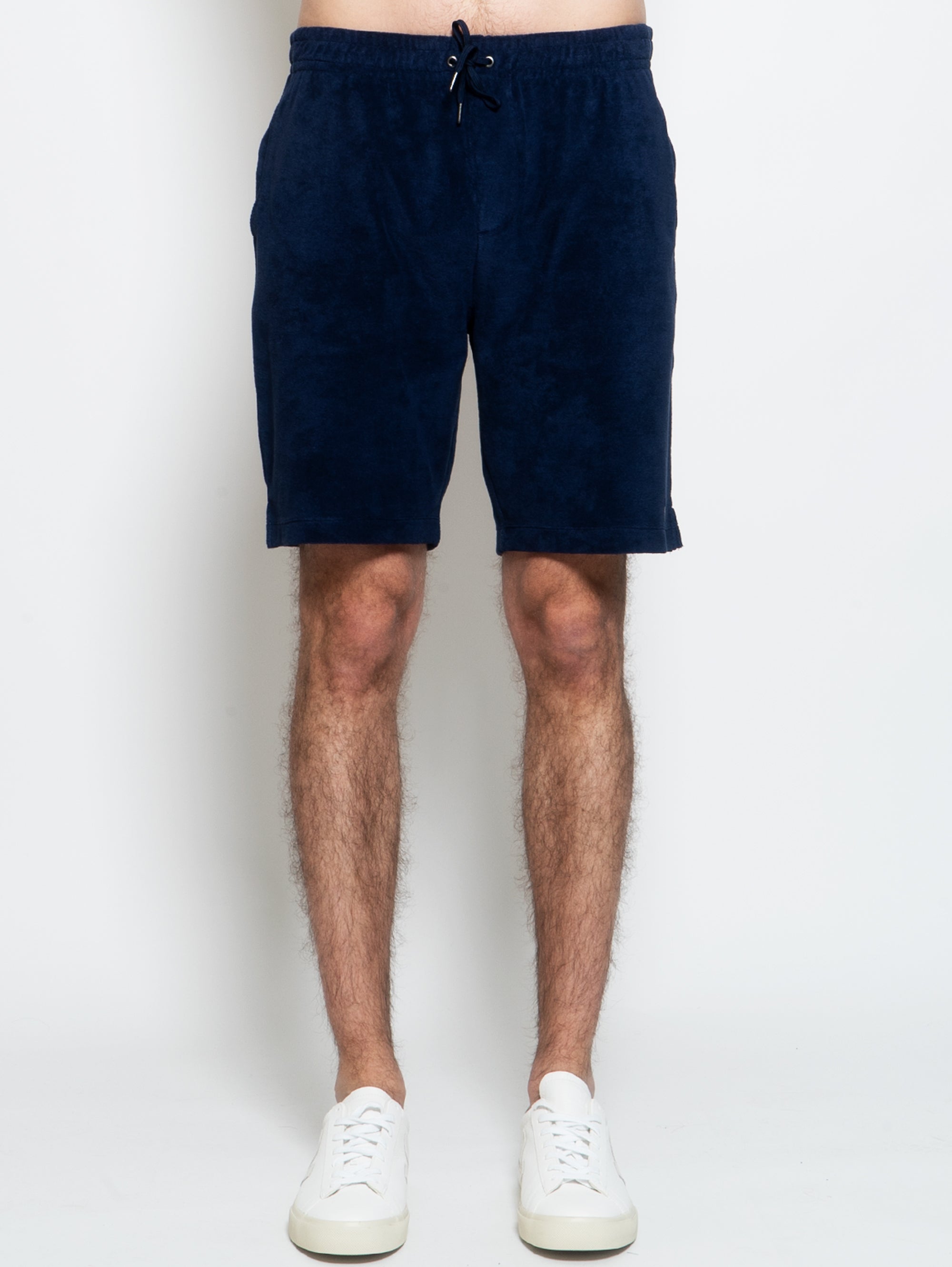 RALPH LAUREN Short in Spugna con Coulisse Blu