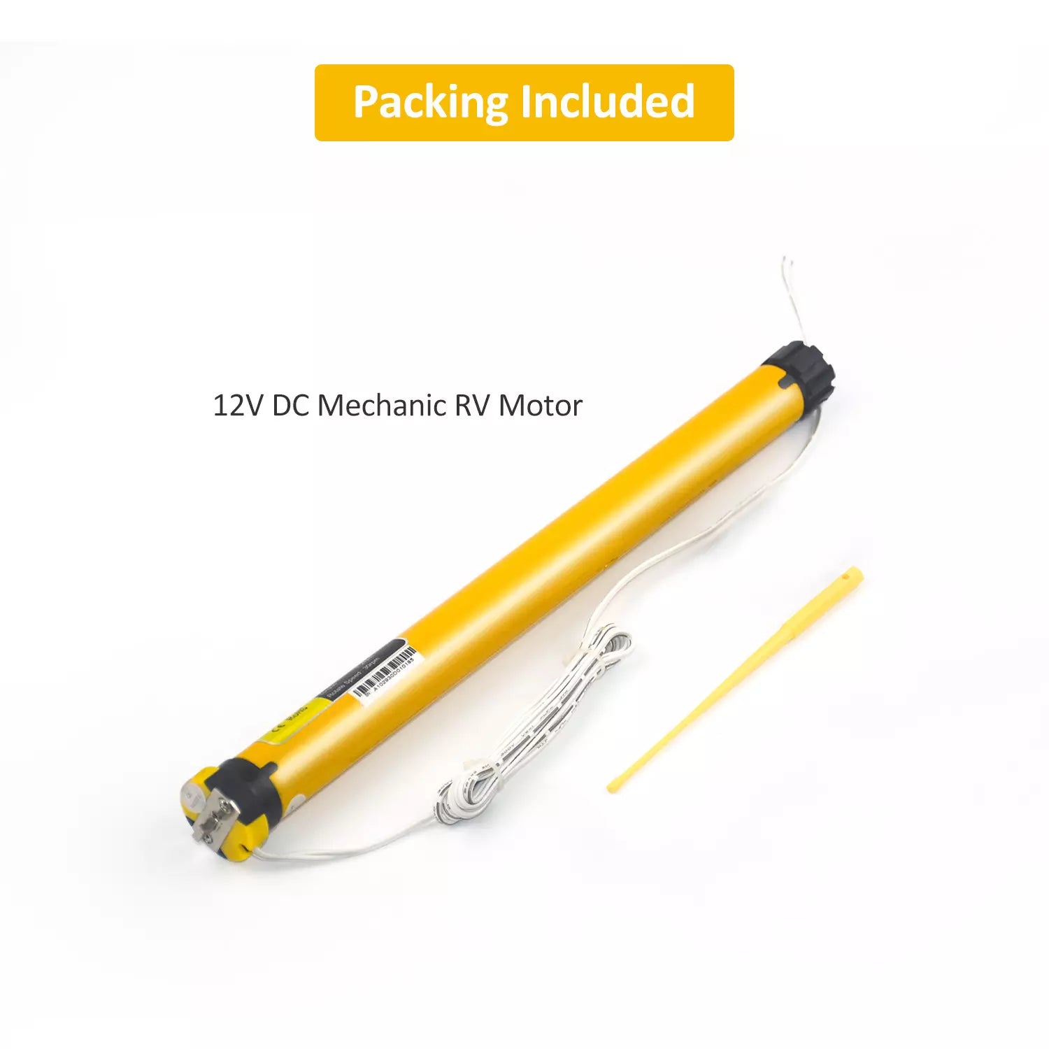 ROLLERHOUSES 12/24V RV Shade Motor Compatible With EL 4280 1230, EL 4260 1250, EL 4280P，EL 4270P, Wired for Motorized RV Shade