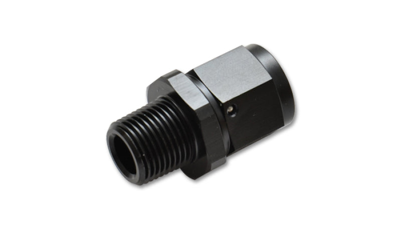 Vibrant  8AN to 1/4in NPT Female Swivel Straight Adapter Fitting