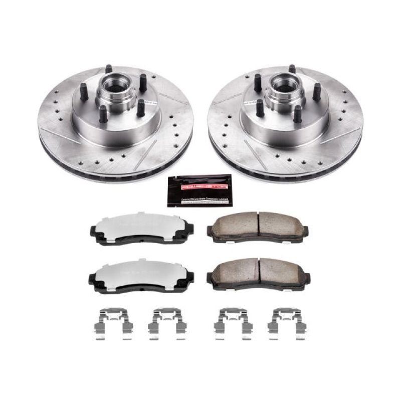 POWERSTOP Power Stop 10 11 Ford Ranger Front Z36 Truck & Tow Brake Kit