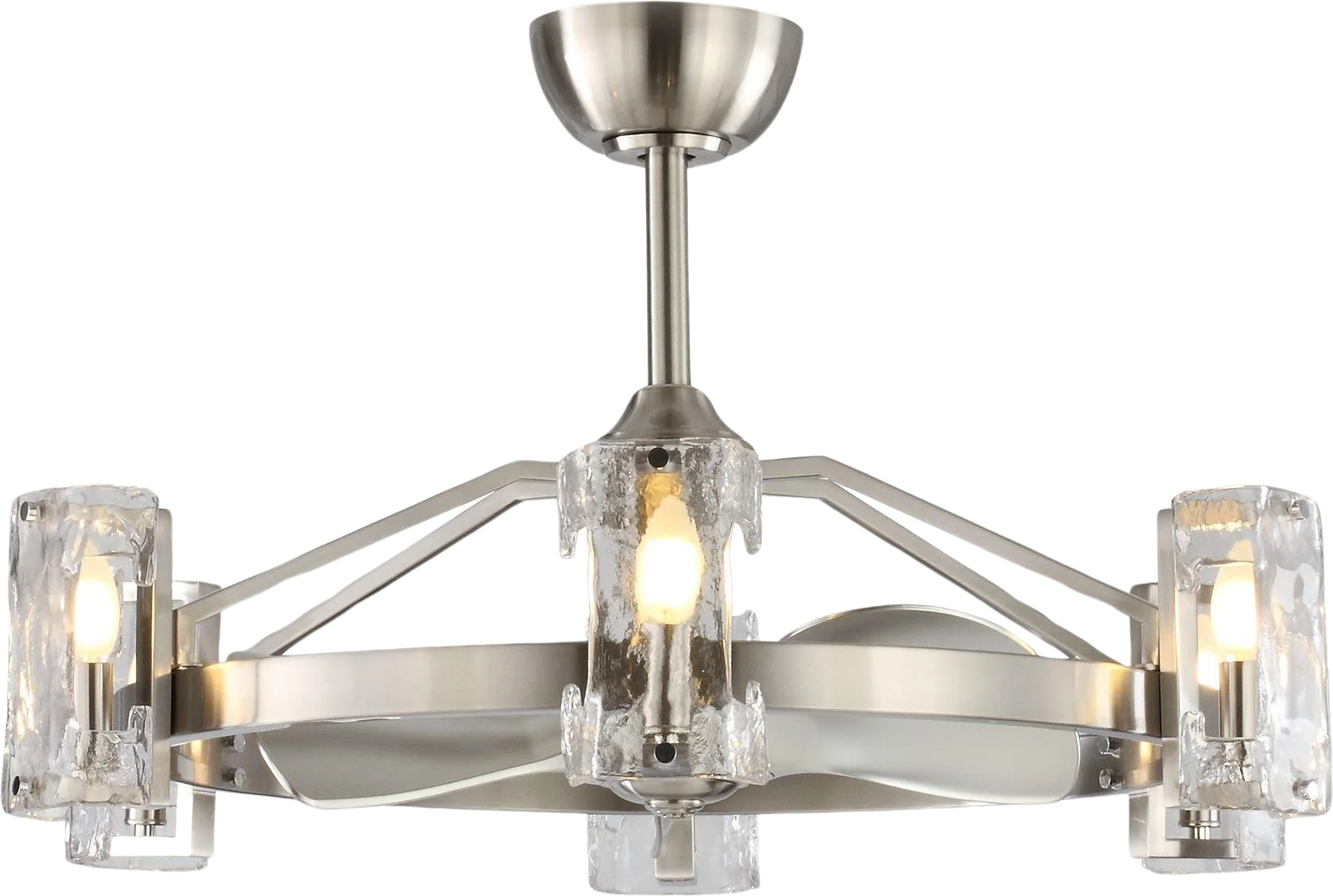 Parrot Uncle 34" Bucholz Modern Ceiling Fan with LED Lighting and Remote Control New
