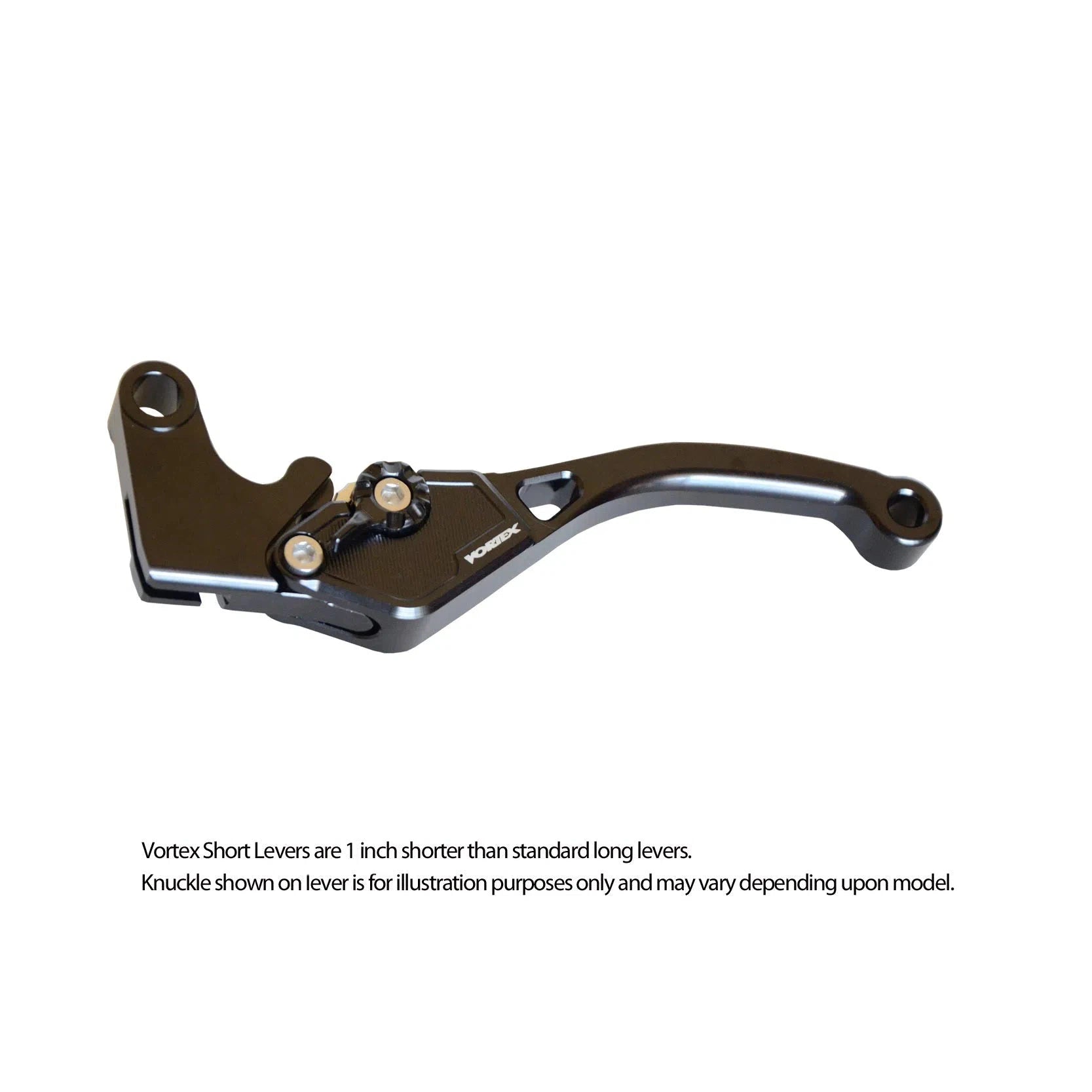 Vortex Black V3 2.0 Short Clutch Lever   LVC527
