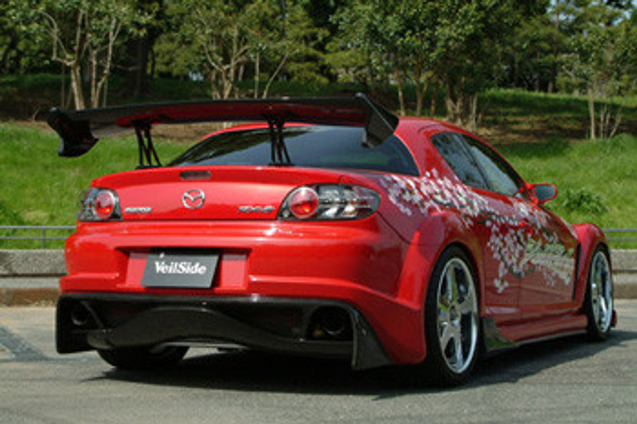 VeilSide 2003 2008 Mazda RX8 SE3P VS D1 GT Model Rear Bumper Spoiler (FRP)