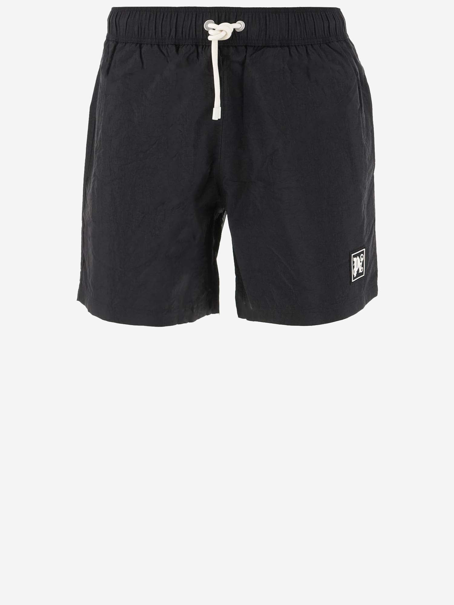 Palm Angels Nylon Swimsuit With Logo