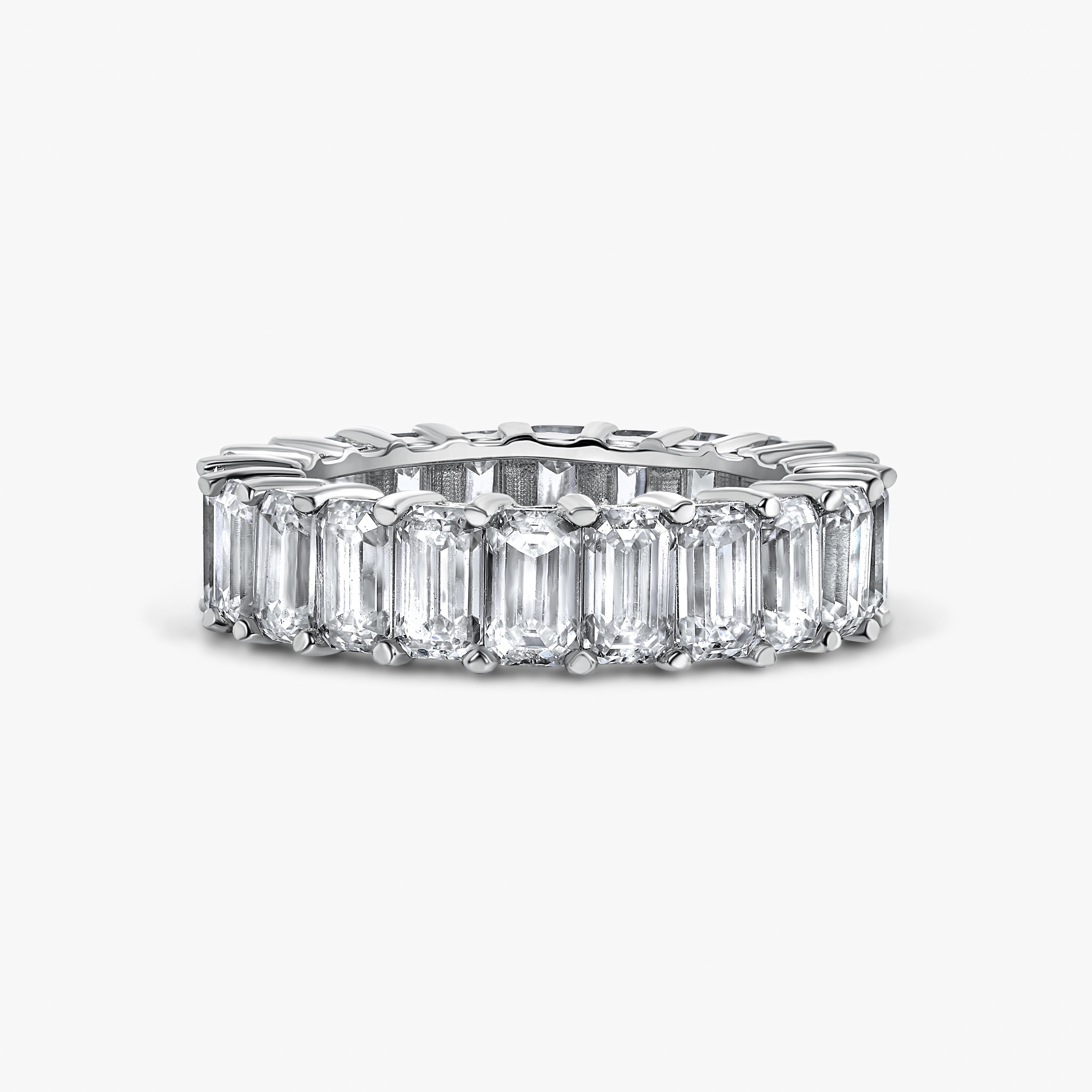 VIVIANA HALIL The Alessia Moissanite Ring in Sterling Silver