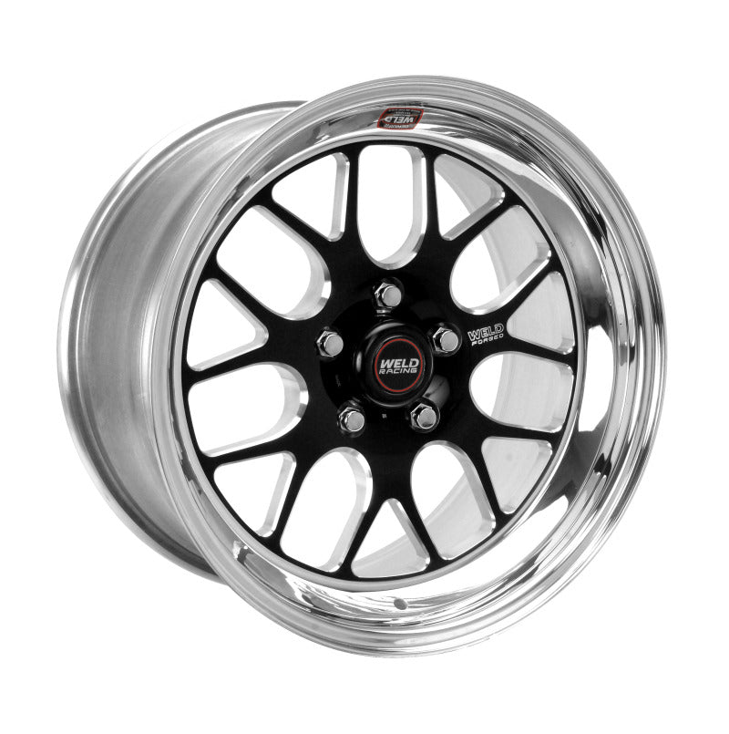 Weld S77 17x7 / 5x4.5 BP / 5.3in. BS Black Wheel (Medium Pad)   Non Beadlock