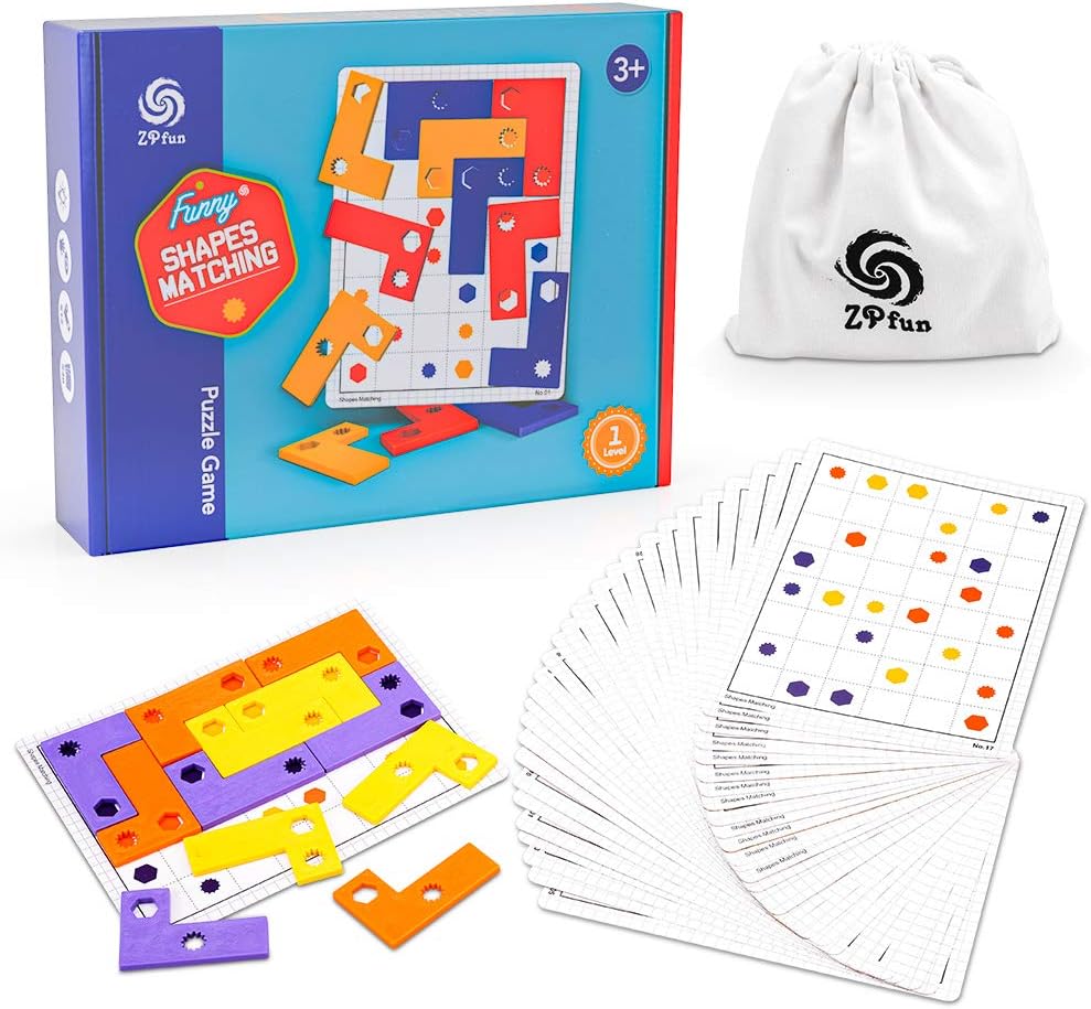 ZP FUN Shapes Matching Puzzle Games Toy