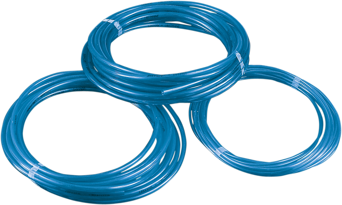 PARTS UNLIMITED Polyurethane Fuel Line   Blue   5/16"   25' A37333