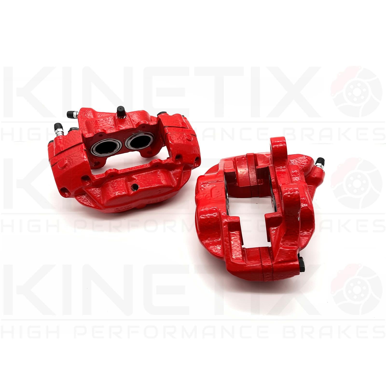 KINETIX FOR AUSTIN PRINCESS ESCORT CAPRI TRIUMPH TR8 4 POT BRAKE CALIPERS RED UPGRADED