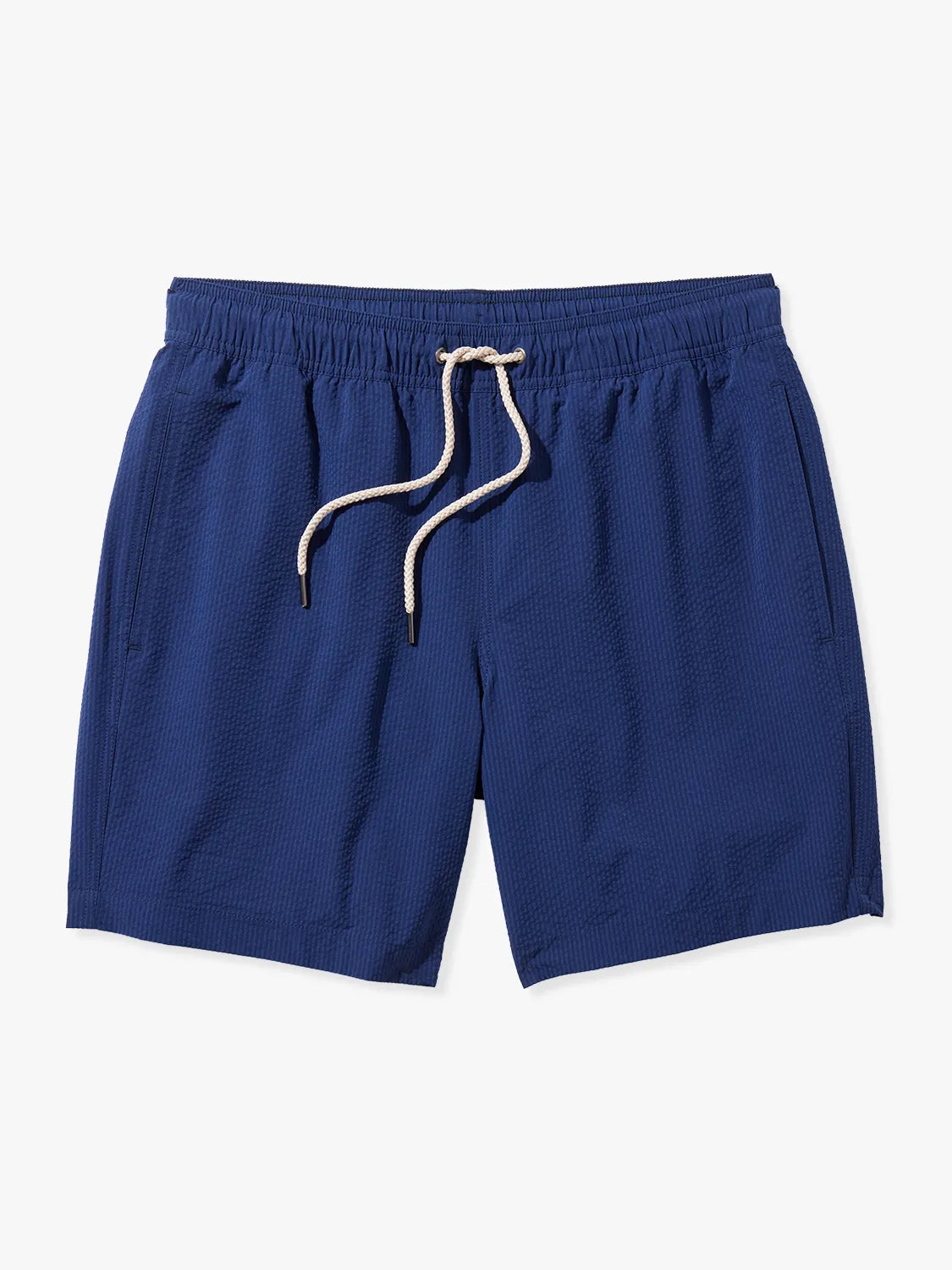 FAIR HARBOR Bayberry Trunk   Navy Seersucker