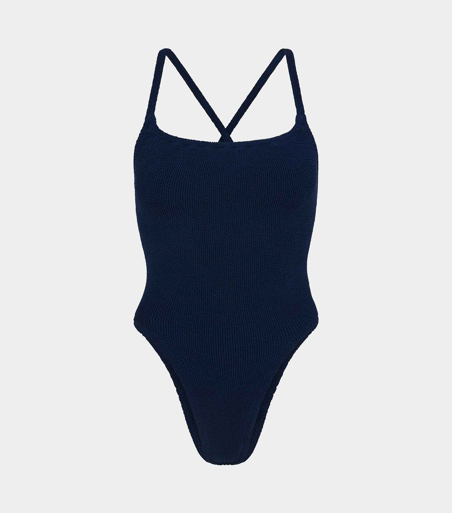 HUNZA G Bette Swim   Navy