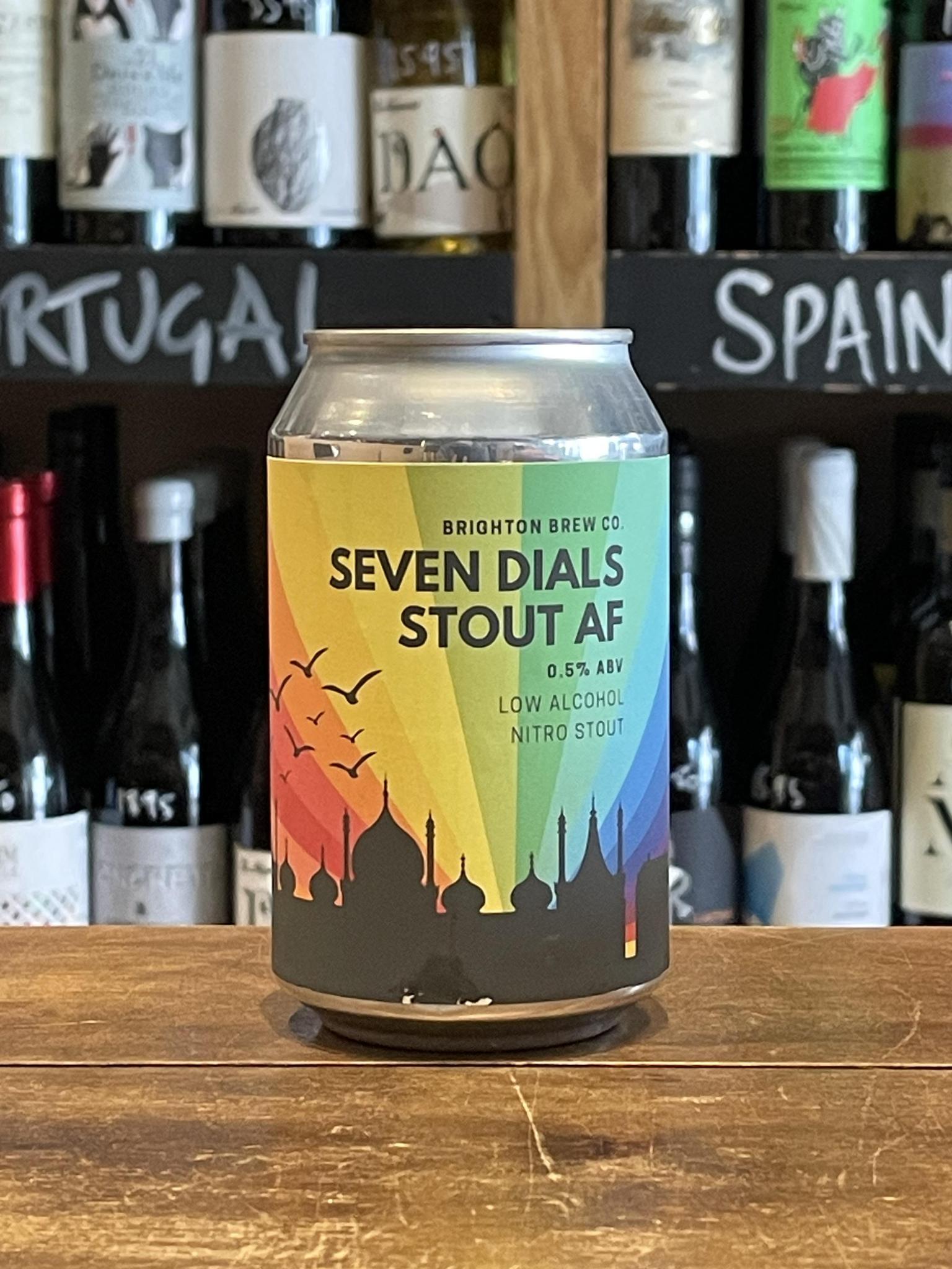 SEVEN CELLARS Brighton Brew Co.   Seven Dials Stout AF 0.5% (Gluten Free, Vegan) B2B