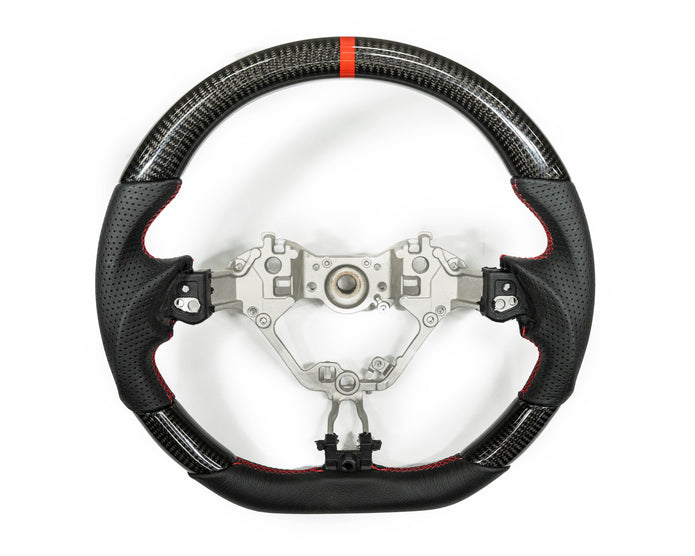 FactionFab Steering Wheel Carbon and Leather   Subaru BRZ / Toyota 86 2017+