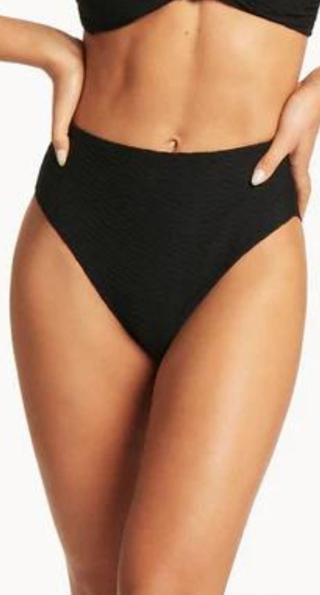 Sea Level Honeycomb Retro High Waist Pant