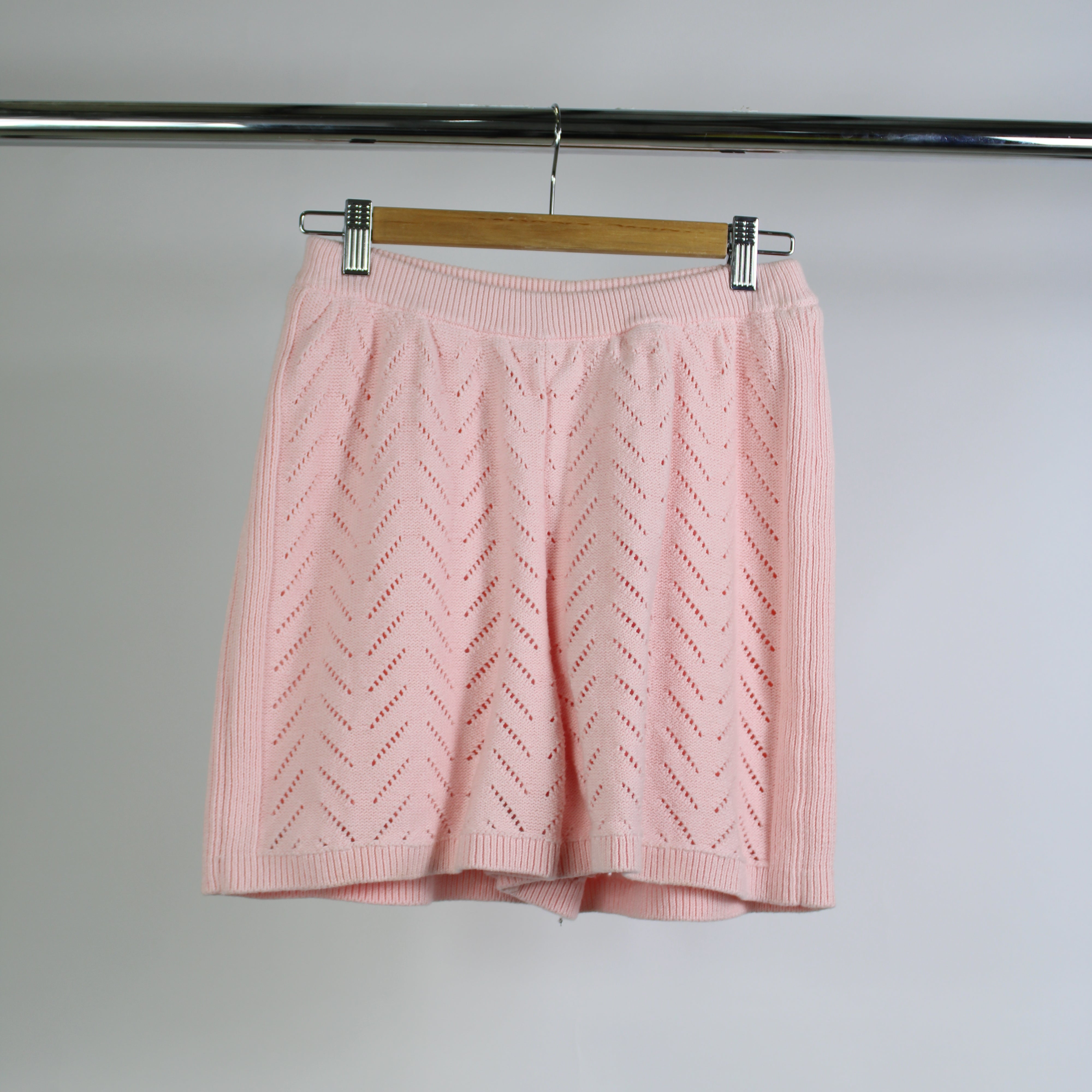 Steele. Pink Knitted Shorts