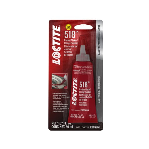 THECNCSOURCE Loctite 518 Gasket Maker Flange Sealant, 50 Milliliter Tube