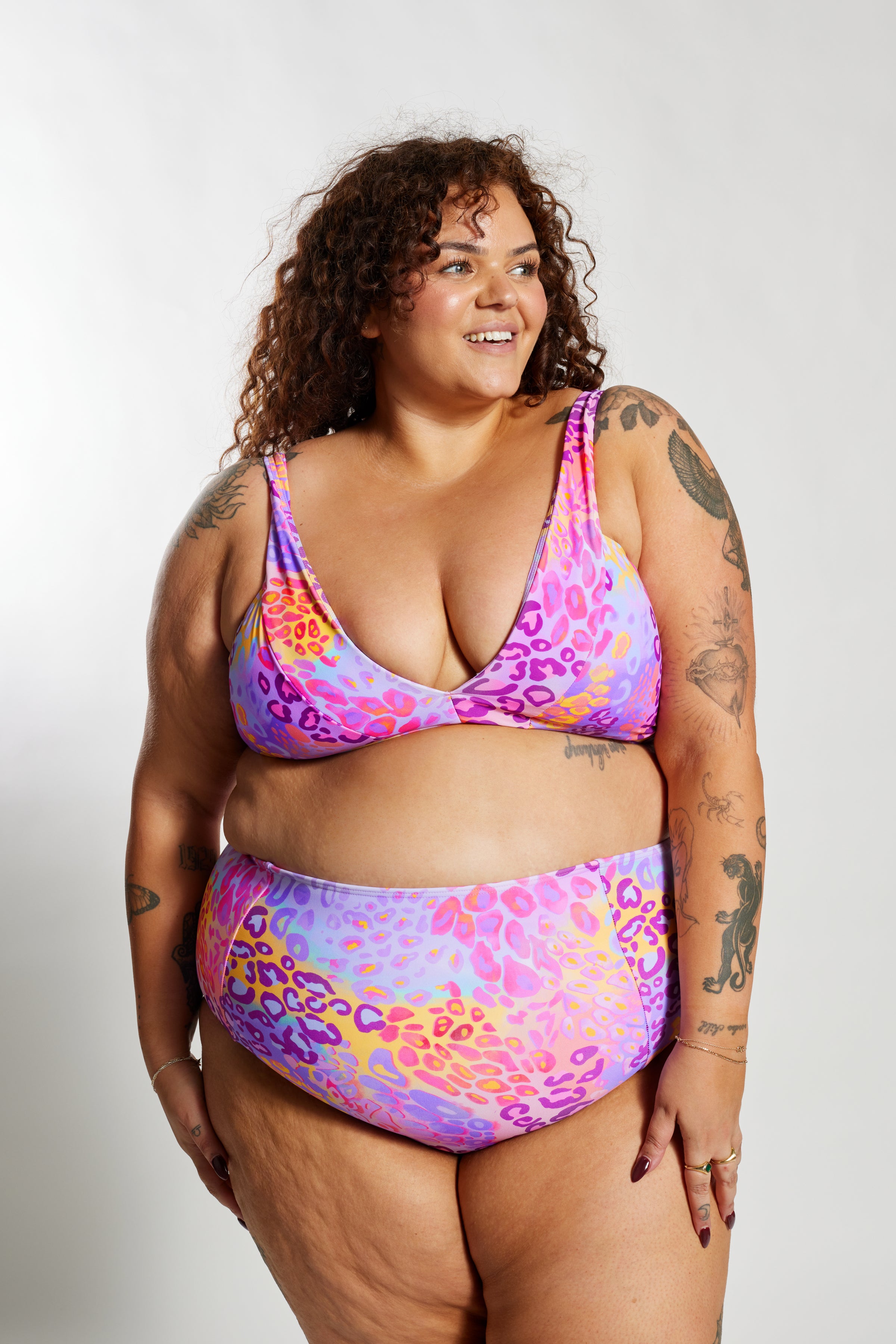 INFAMOUS SWIM Penelope Bikini Bottom Curve   Tangerine