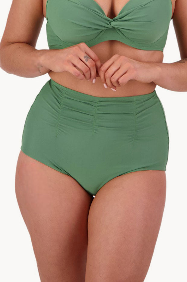 MOONTIDE Contours Gathered High Waist Pant