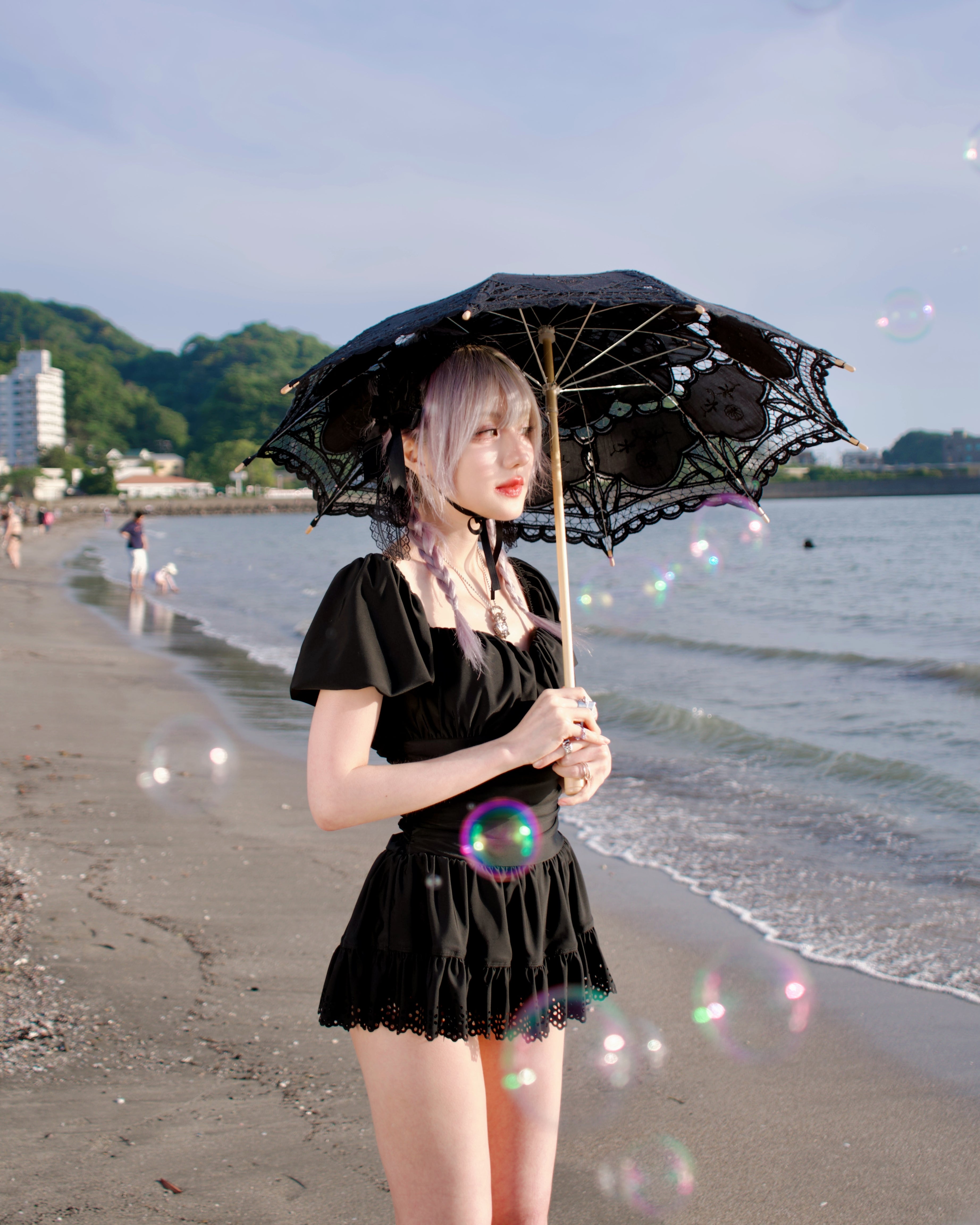 VINA OF THE VALLEY Midnight Lace One Piece Swimsuit PREORDER