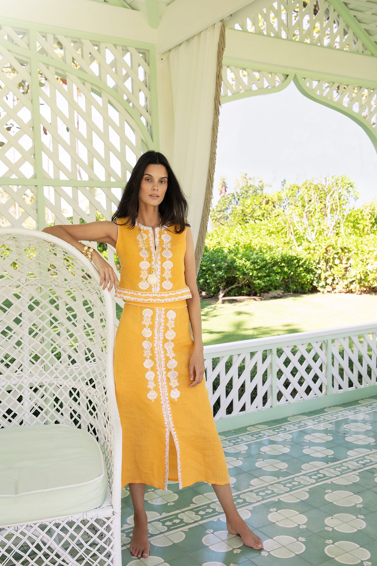 ASHA BY ASHLEY MCCORMICK Mango Delfina Skirt