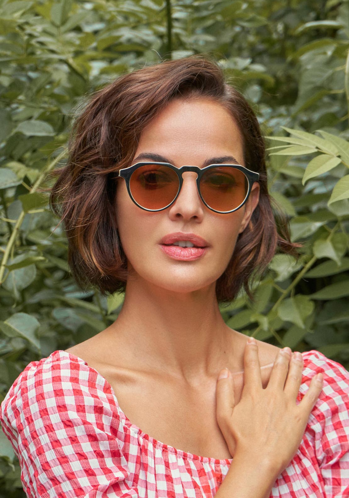 Powder Mirren Sunglasses  Cappuccino