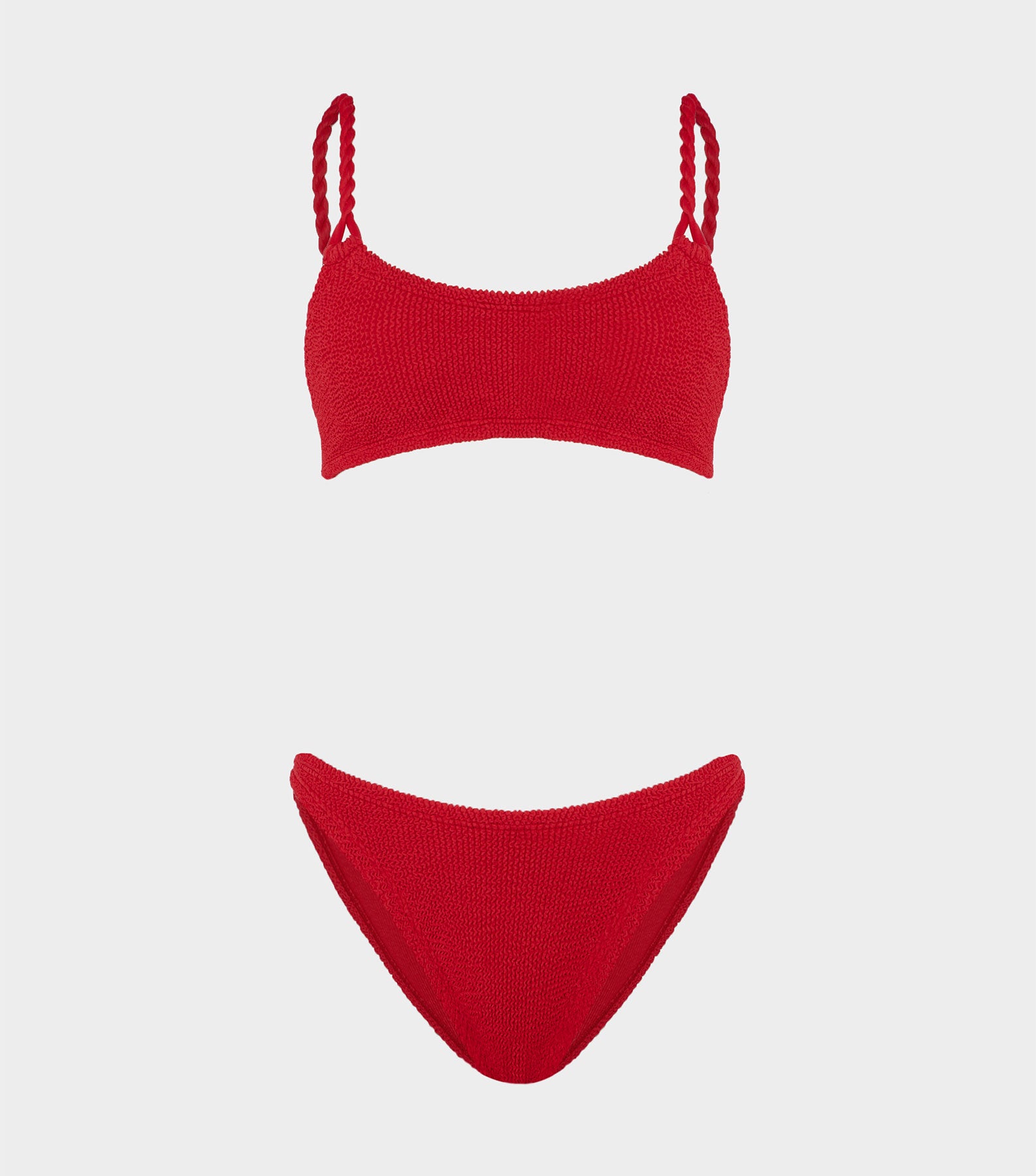 HUNZA G Phoebe Bikini   Red